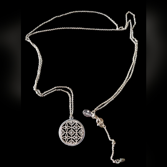 Loft Long Silver-tone/Gold-tone Necklace - Picture 2 of 5